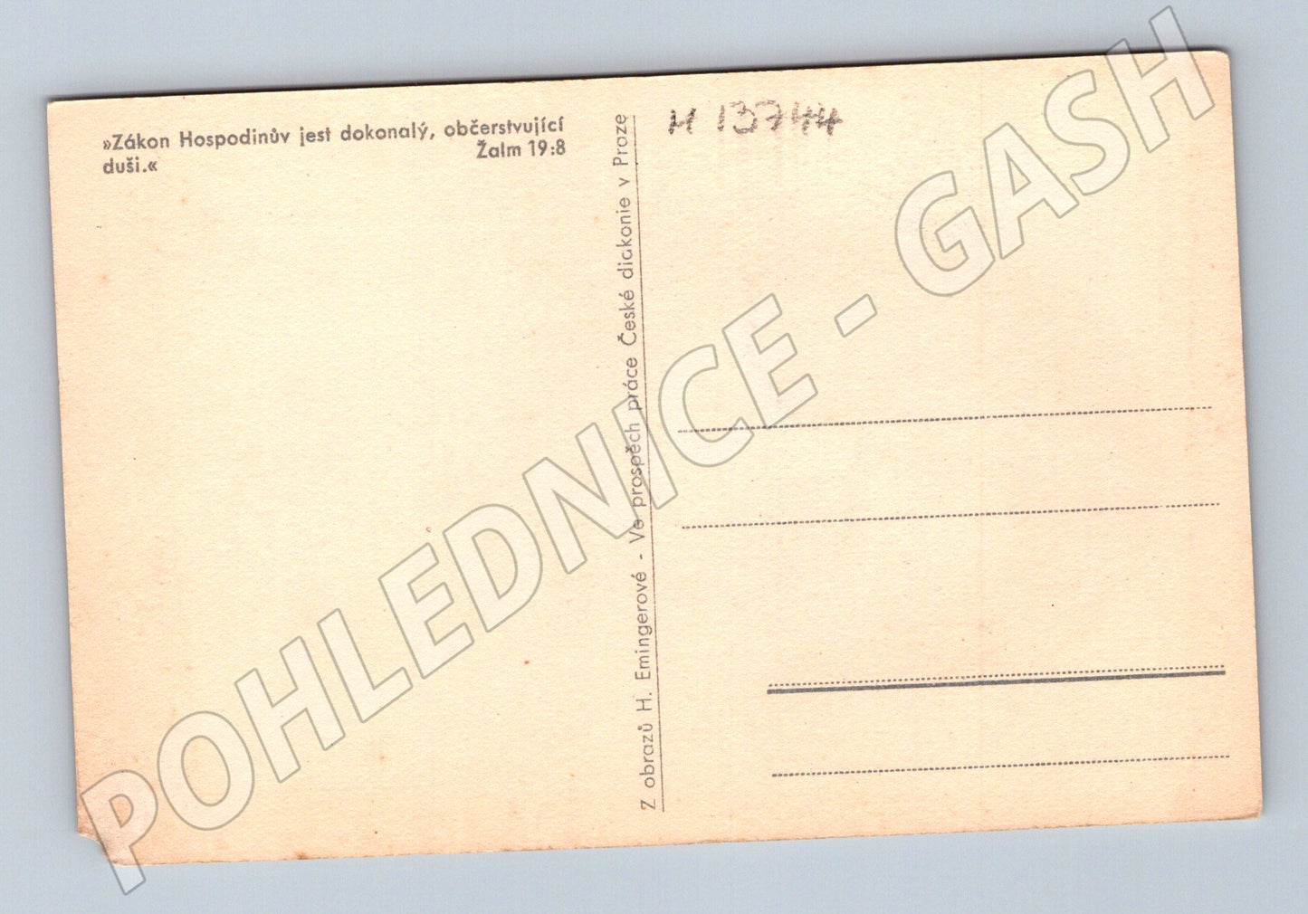 Pohlednice portrét dítěte Emmingerová 1924 (M13744)