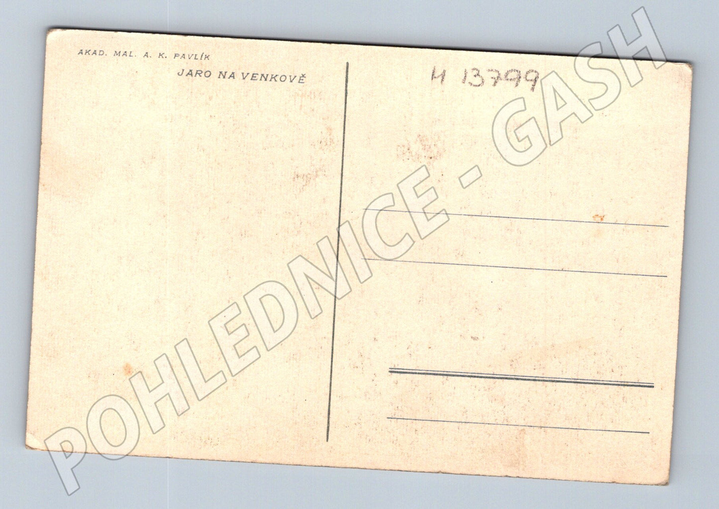 Pohlednice Venkovský motiv Jaro na venkově (M13799)