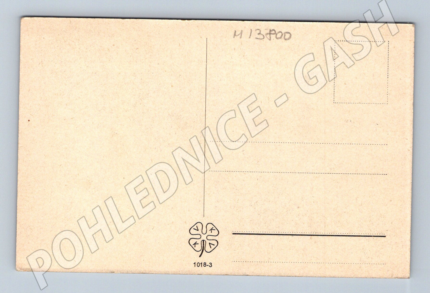 Pohlednice Vintage venkovská krajina s ženou (M13800)