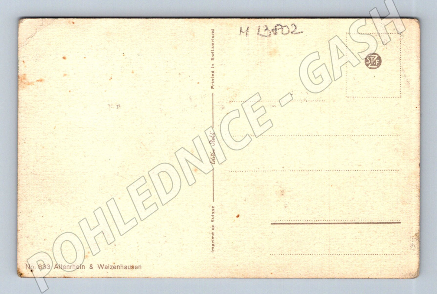 Pohlednice Švýcarsko Altenrhein & Walzenhausen (M13802)