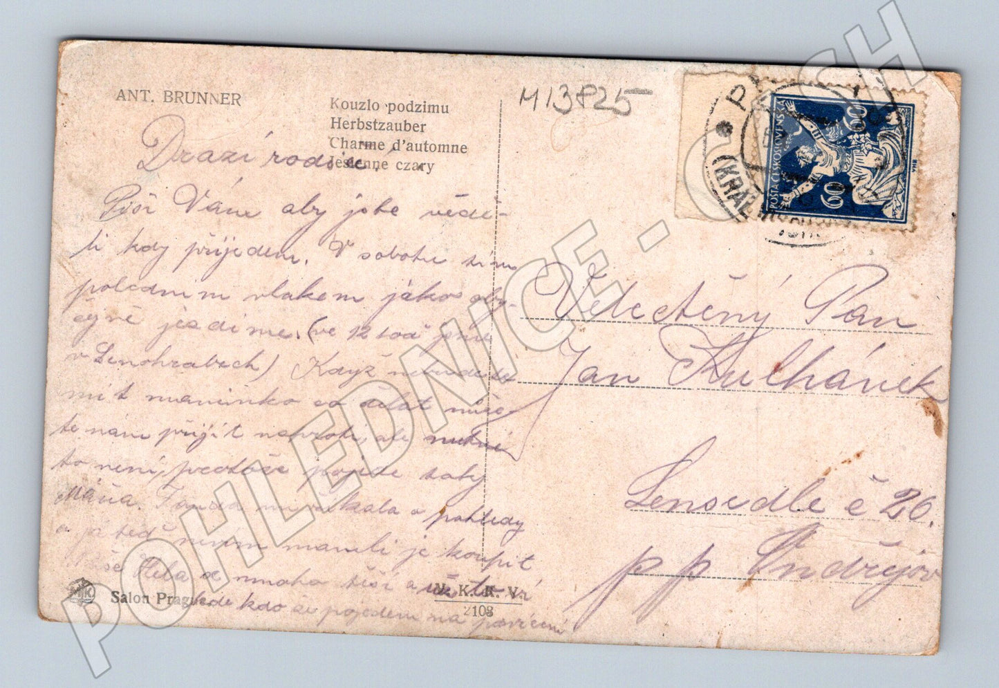 Pohlednice Kouzlo podzimu Ant. Brunner (M13825)