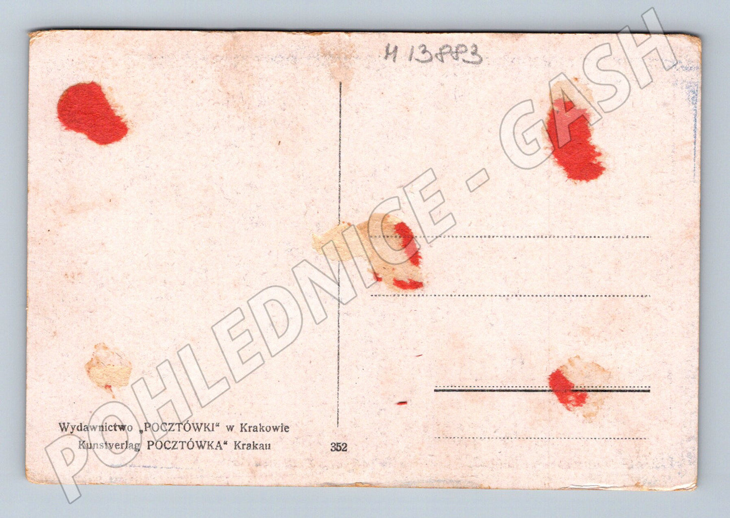 Pohlednice Gorąca prośba T. Korpal Krakow etnografie (M13883)