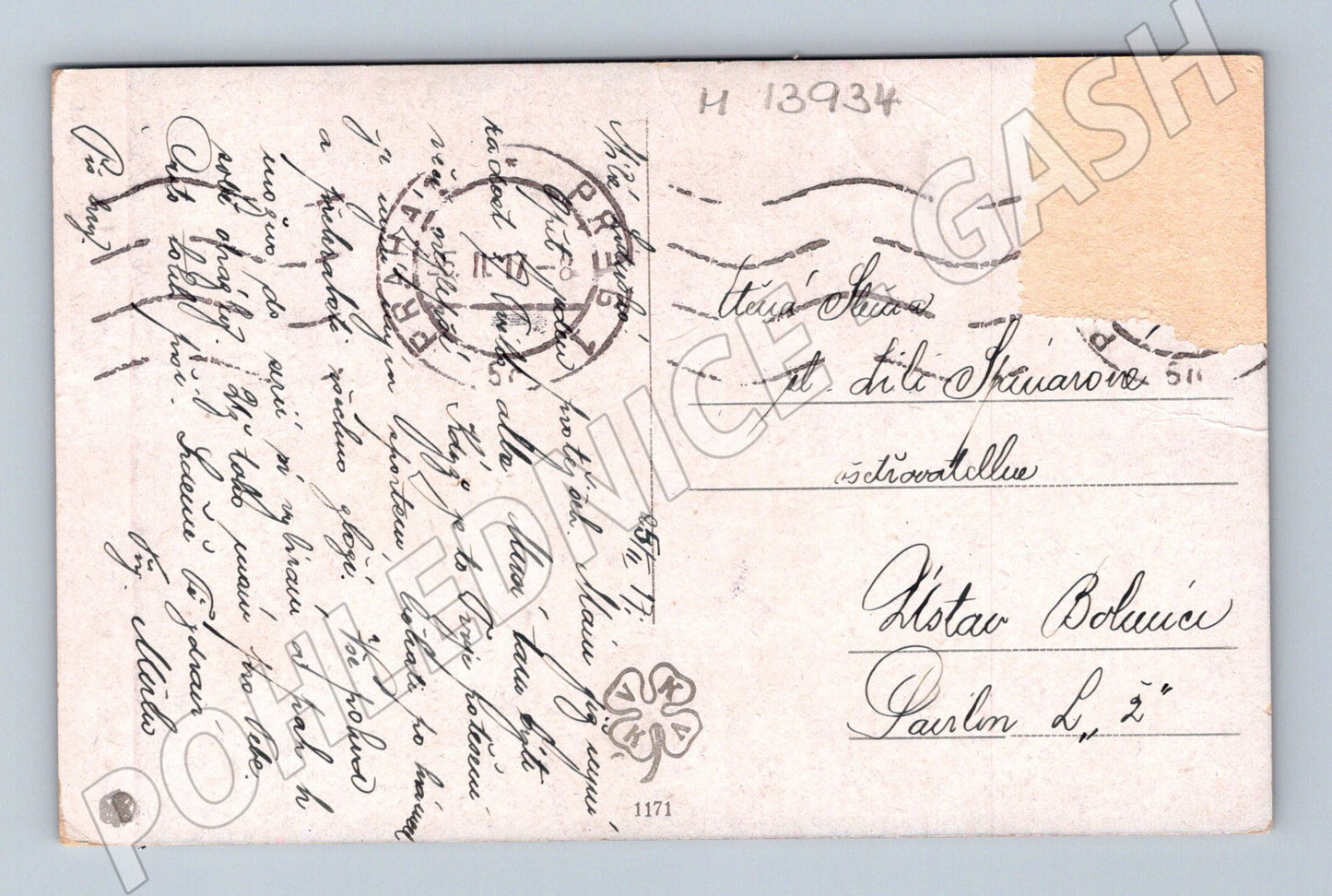 Pohlednice C. V. Muttich – Píseň lásky, malovaná (M13934)