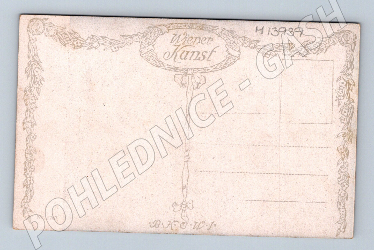 Pohlednice Hans Götzinger – Friedenslaute, interiér (M13939)