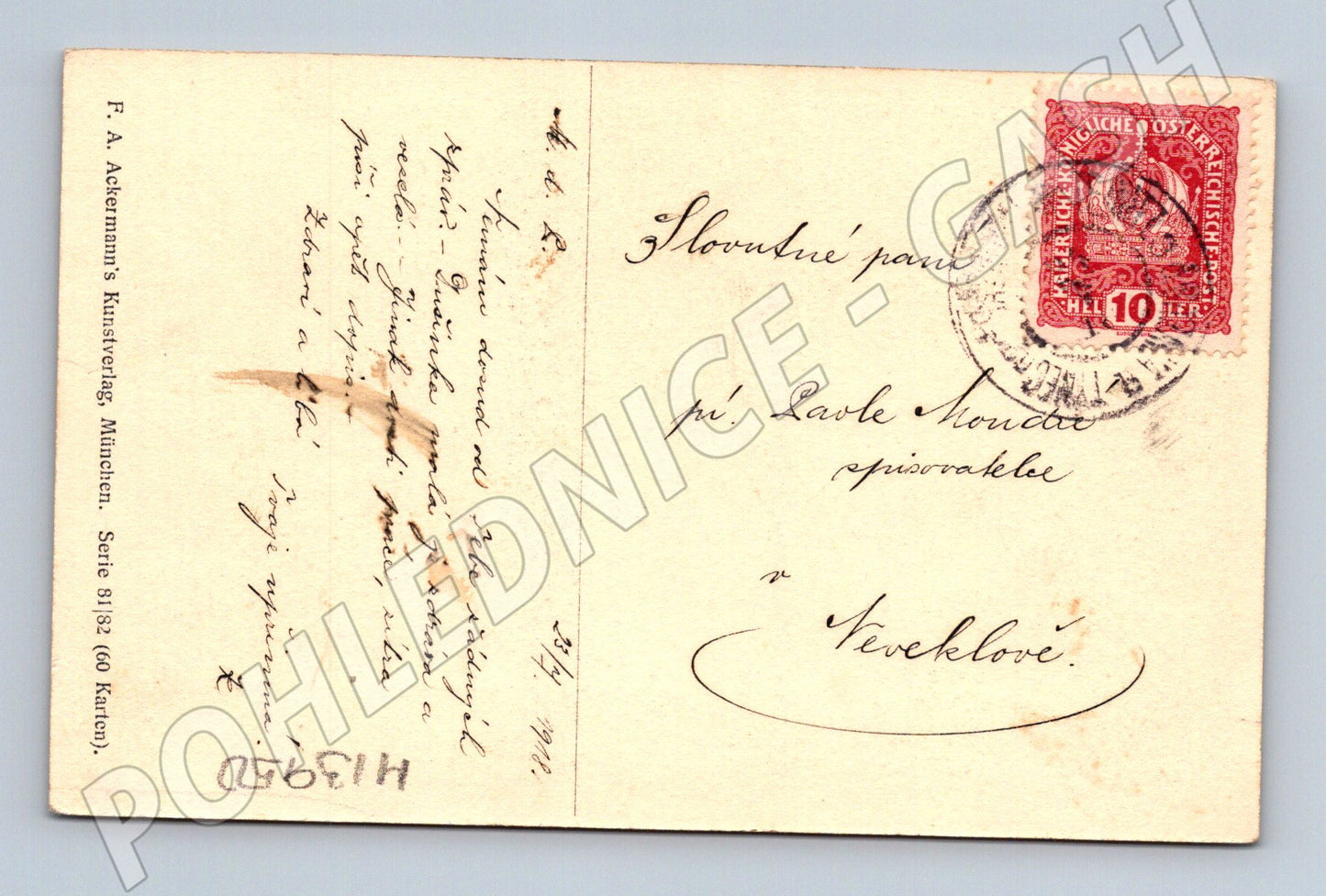 Pohlednice Děti na houpačce – Mizi Wunsch, etnografie (M13950)
