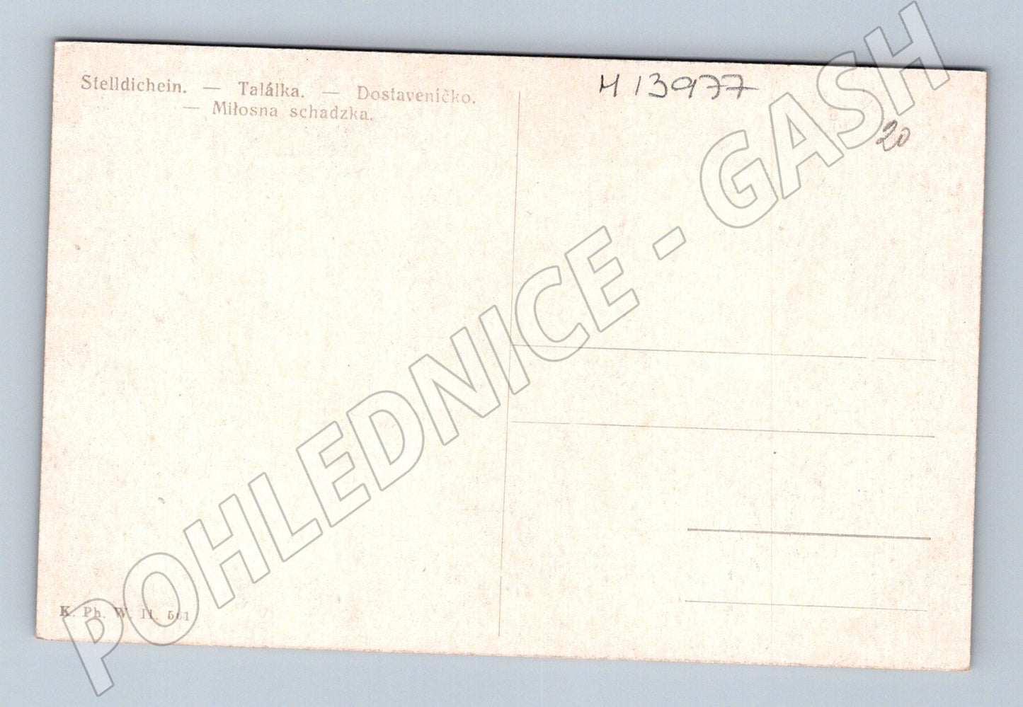 Pohlednice Dostaveníčko – romantický motiv (M13977)