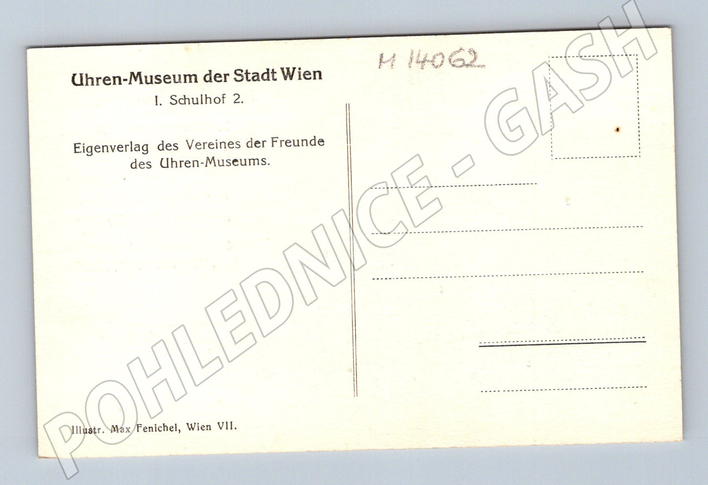 Pohlednice Uhren-Museum Vídeň historické hodiny (M14062)