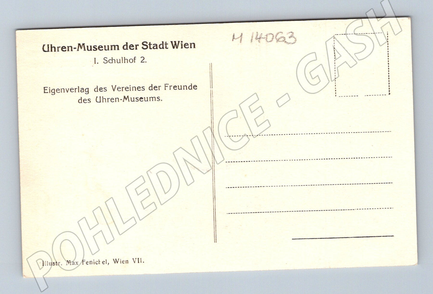 Pohlednice Uhren-Museum Wien historické hodiny (M14063)