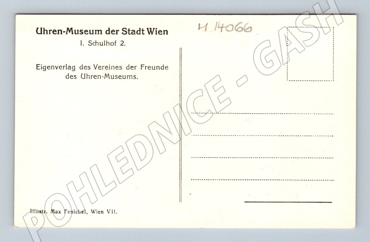 Pohlednice Uhren-Museum Wien historické hodiny 17. stol. (M14066)