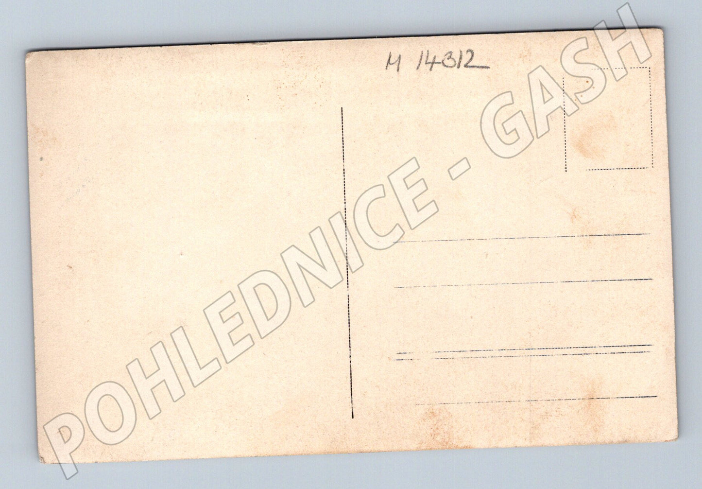 Pohlednice pes v koši (M14312)