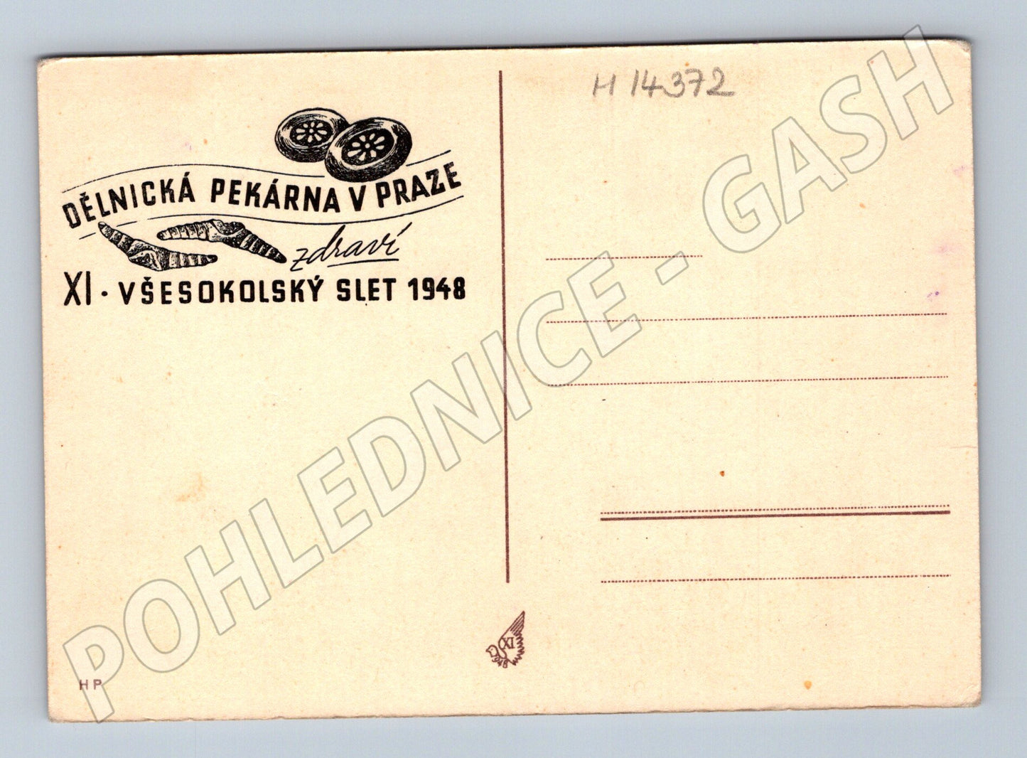 Pohlednice Slet Praha 1948 XI. všesokolský slet (M14372)
