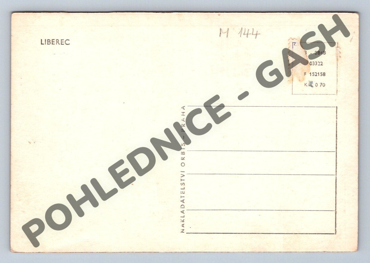 Pohlednice Liberec Ještěd Orbis ČR do 1950 (M144)