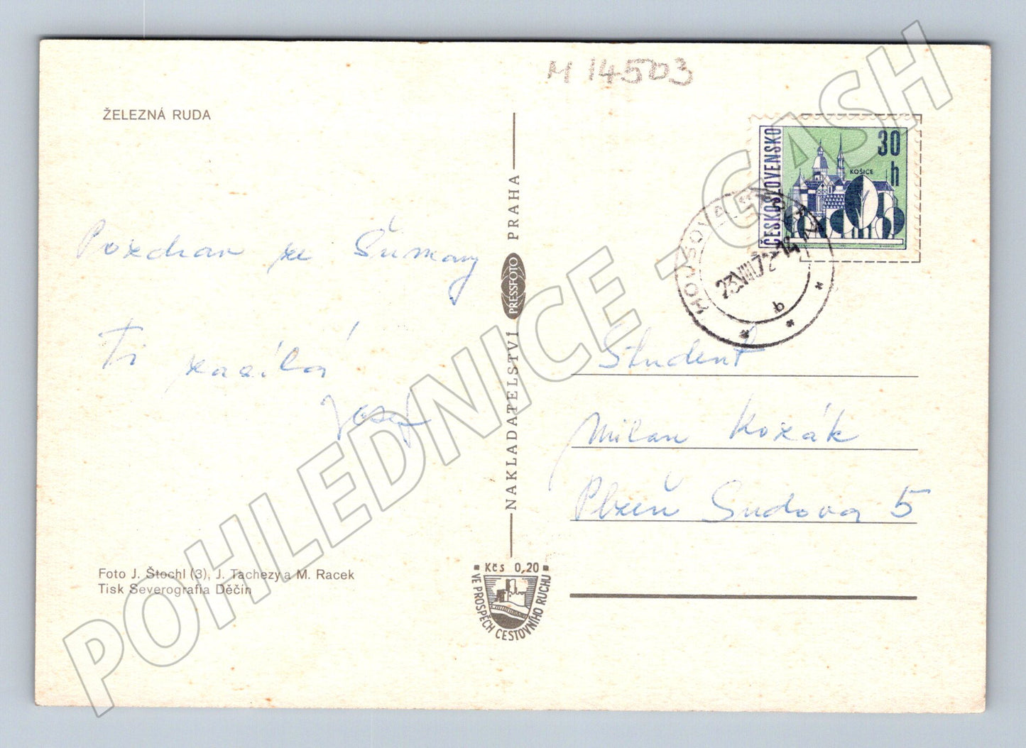 Pohlednice Železná Ruda Šumava více záběrů (M14503)