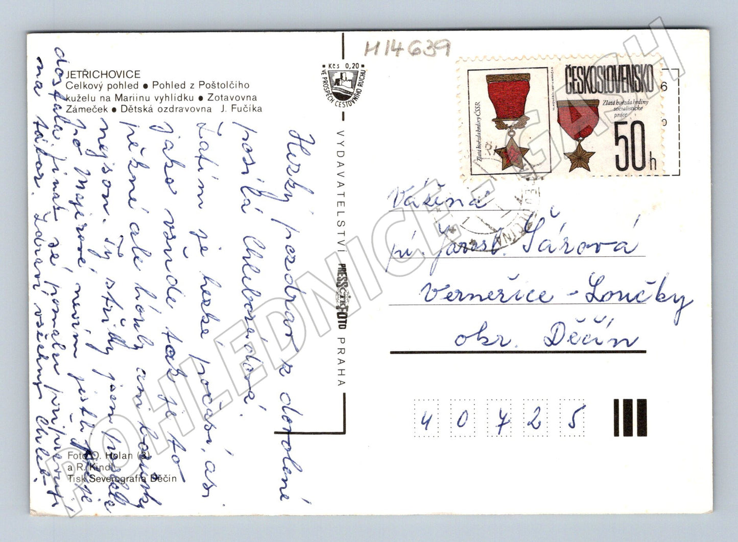 Pohlednice Jetřichovice více záběrů (M14639)