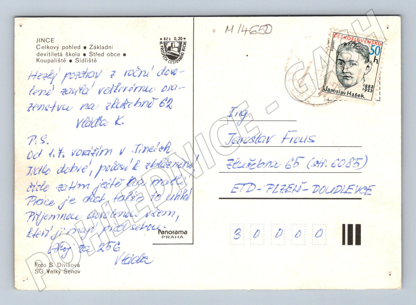 Pohlednice Jince více záběrů (M14650)