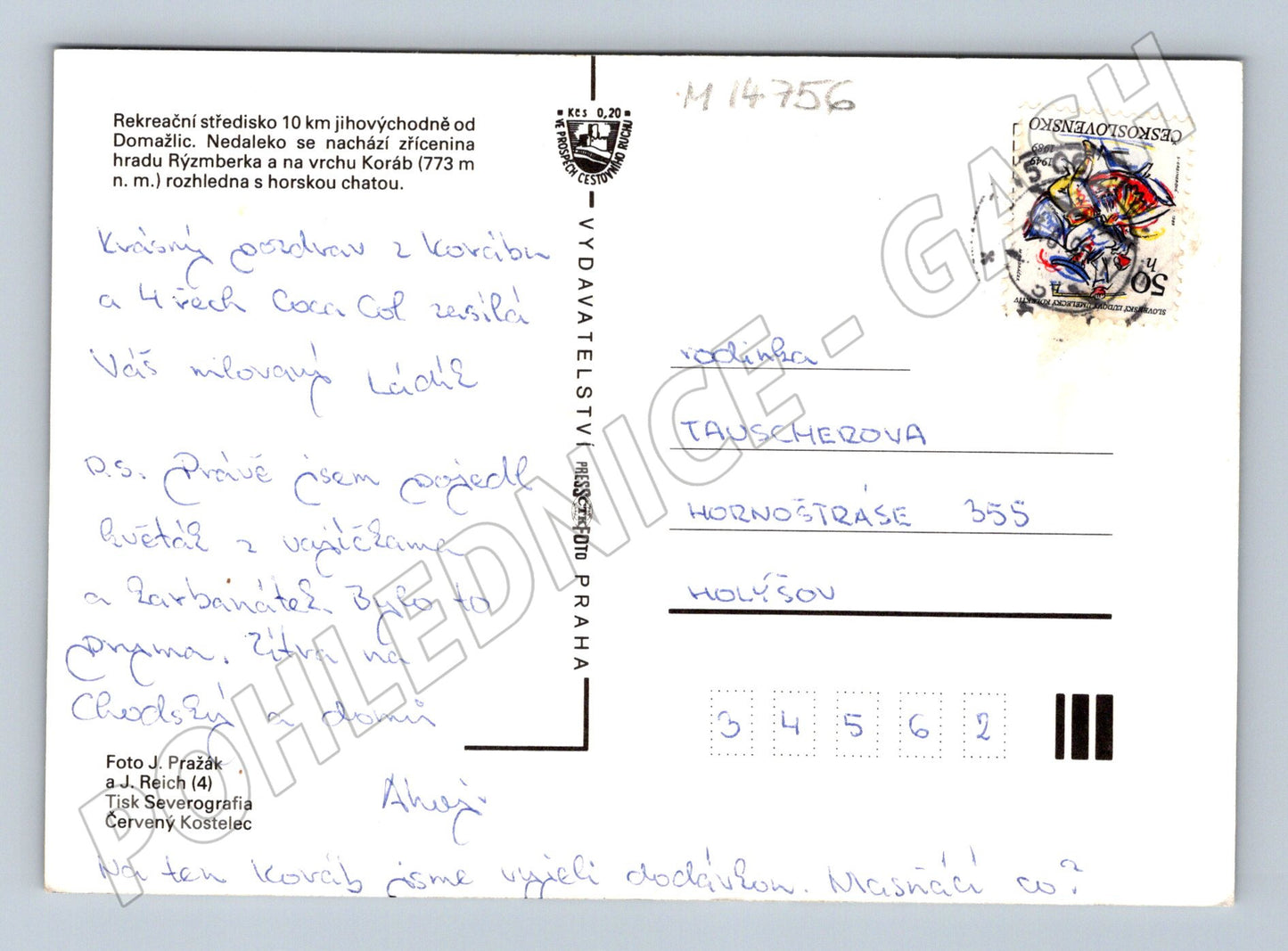 Pohlednice Kdyně a okolí (M14756)