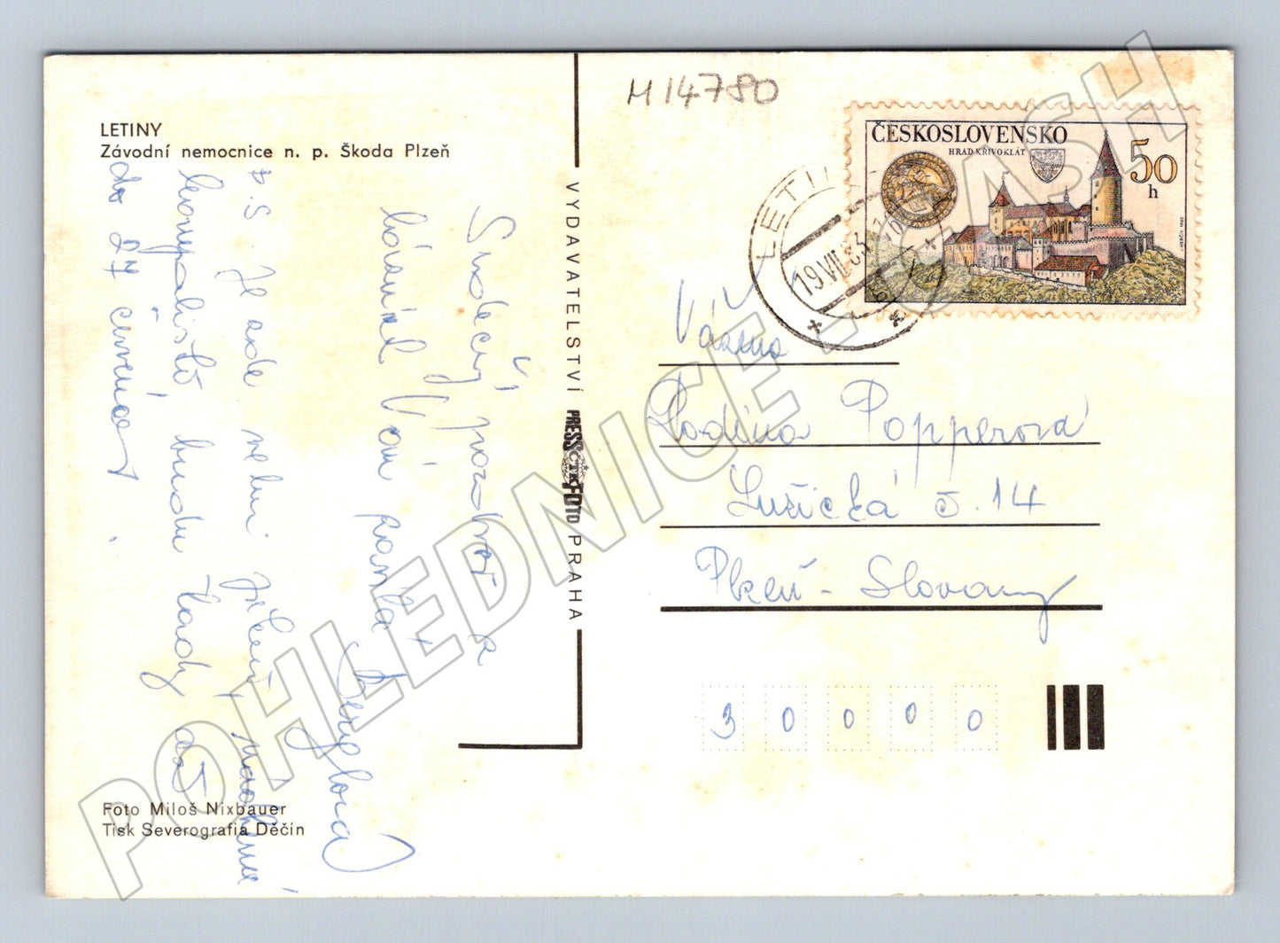 Pohlednice Letiny (M14780)