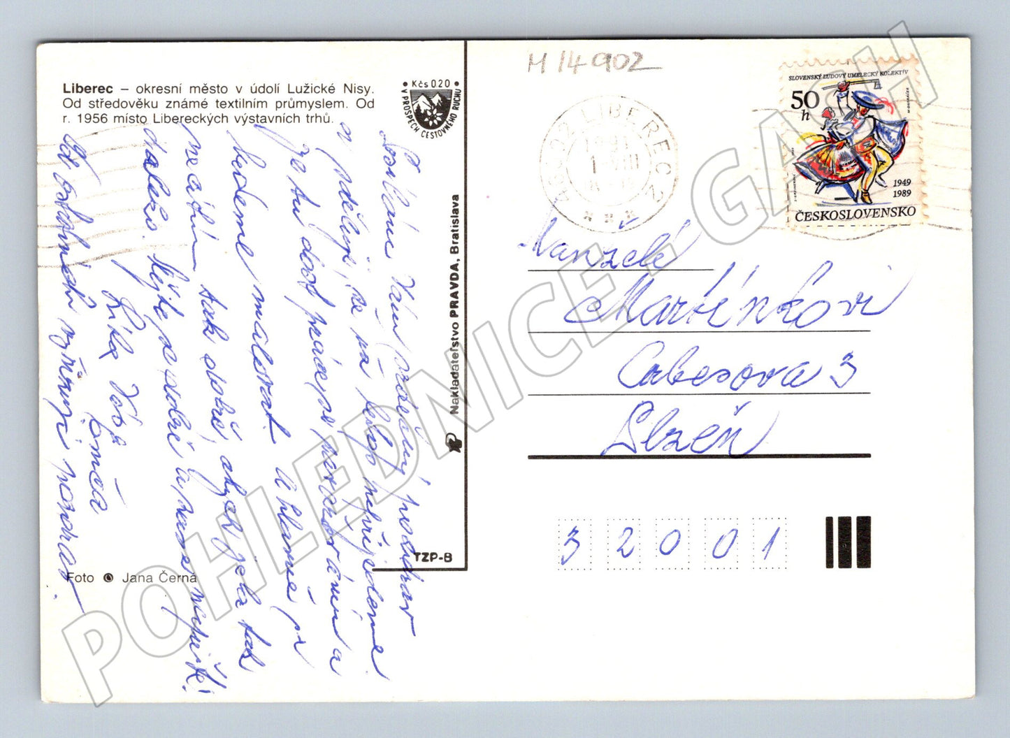 Pohlednice Liberec více záběrů (M14902)