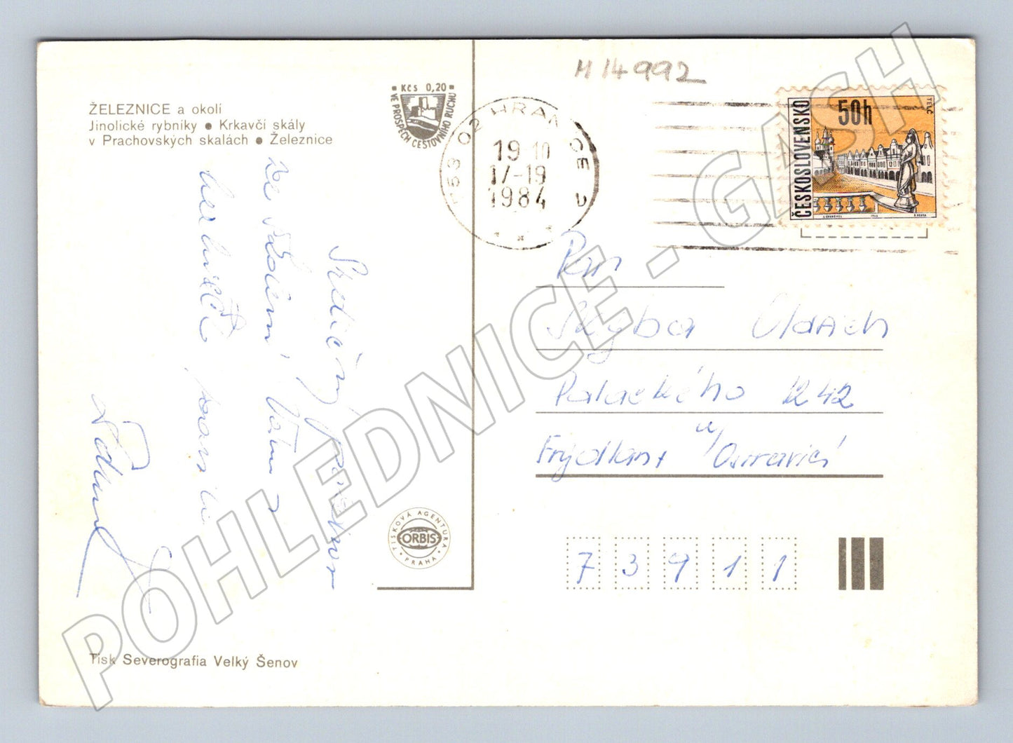 Pohlednice Železnice a okolí Český ráj (M14992)