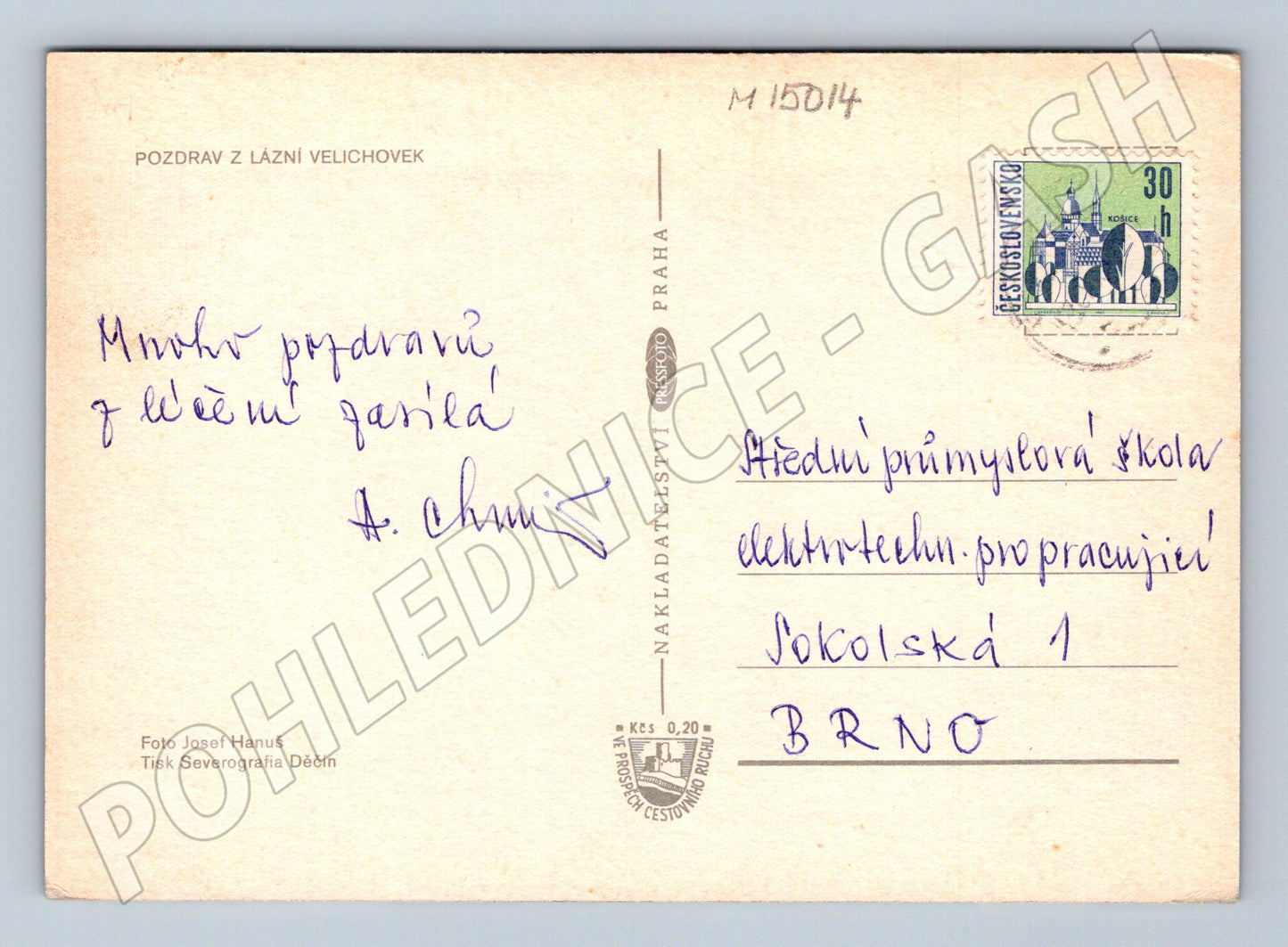 Pohlednice Lázně Velichovky více pohledů (M15014)