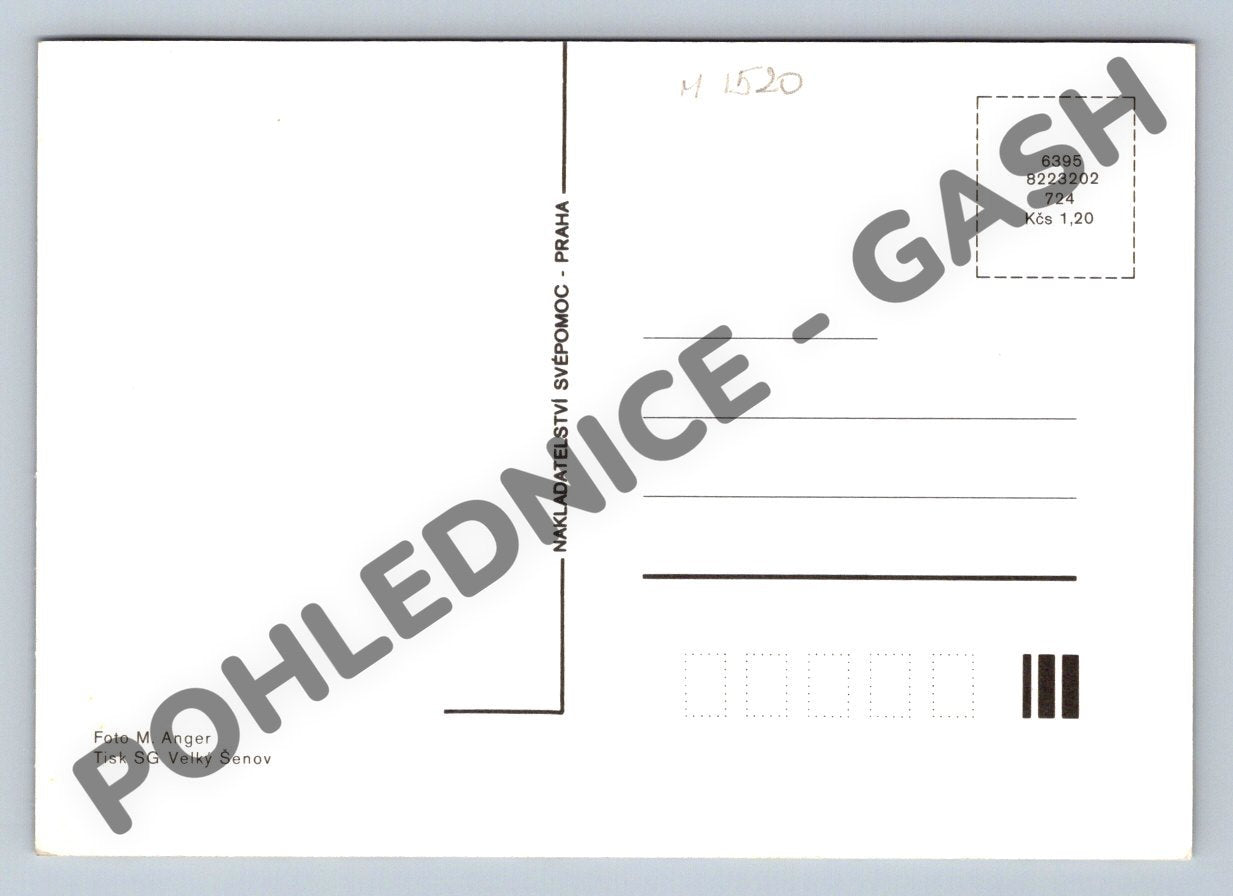 Postcard Easter Egg and Snowdrop Happy Easter (M1520)