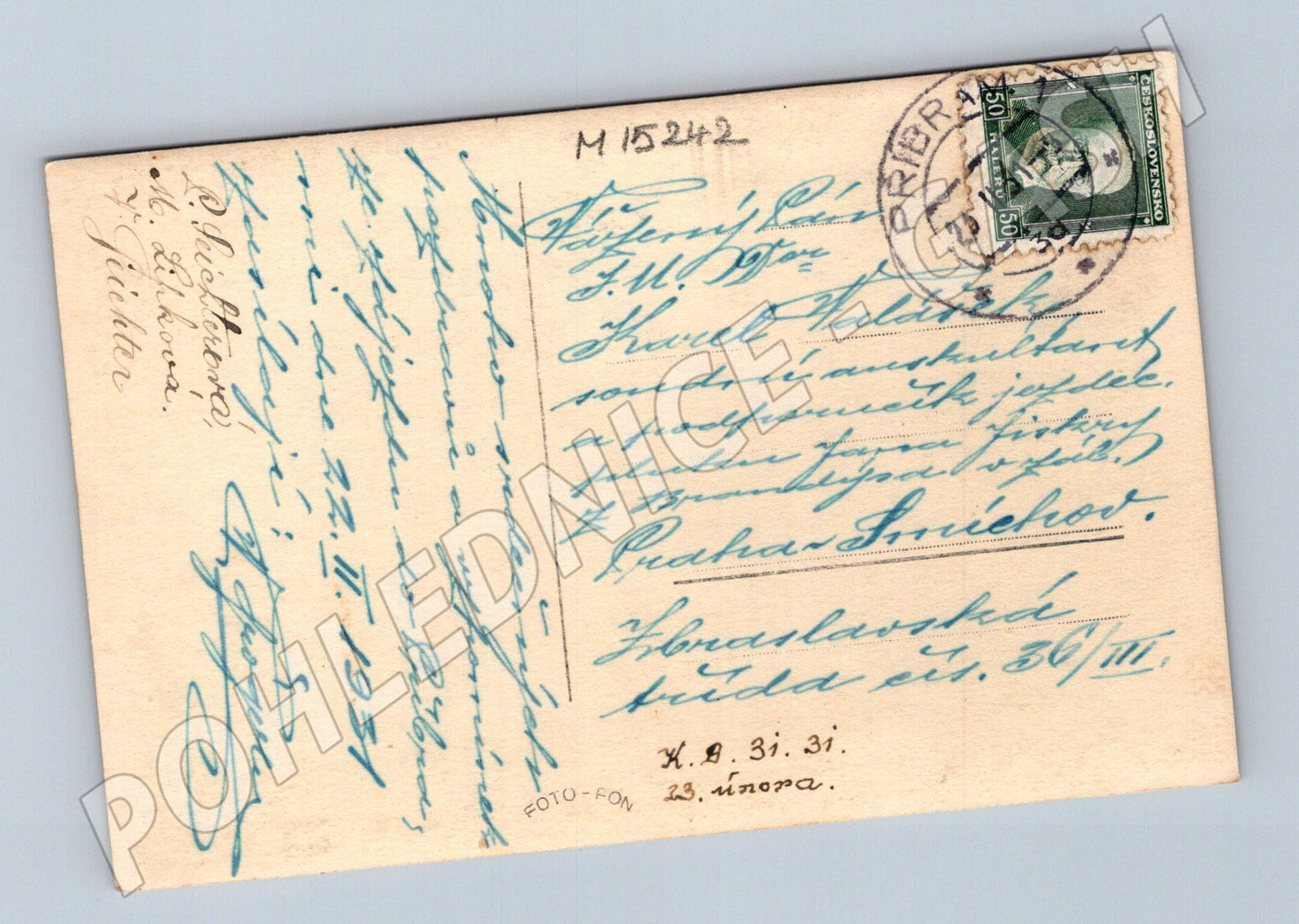 Pohlednice Svatá Hora u Příbrami – jižní ambit 1931 (M15242)
