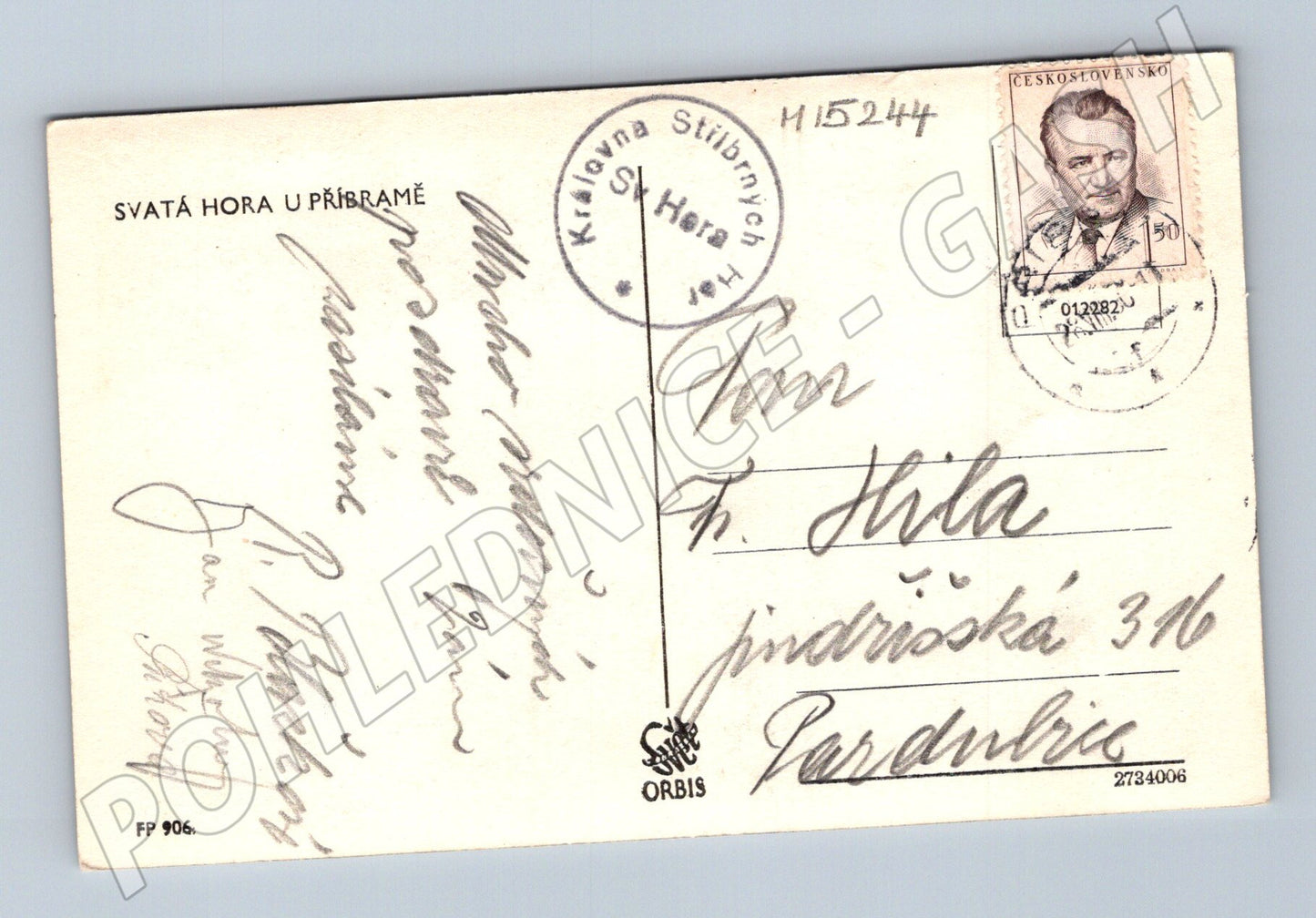 Pohlednice Svatá Hora u Příbrami – historická (M15244)