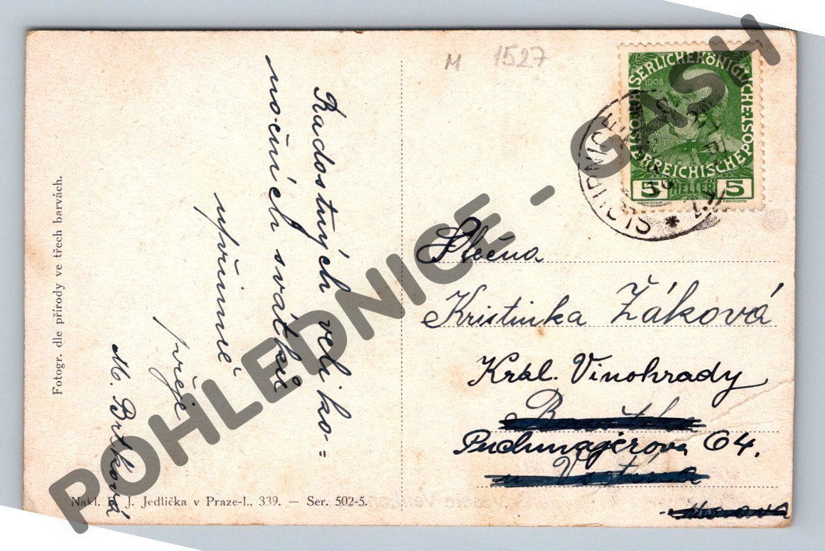 Postcard Easter Egg and Pomlázka Austria-Hungary (M1527)