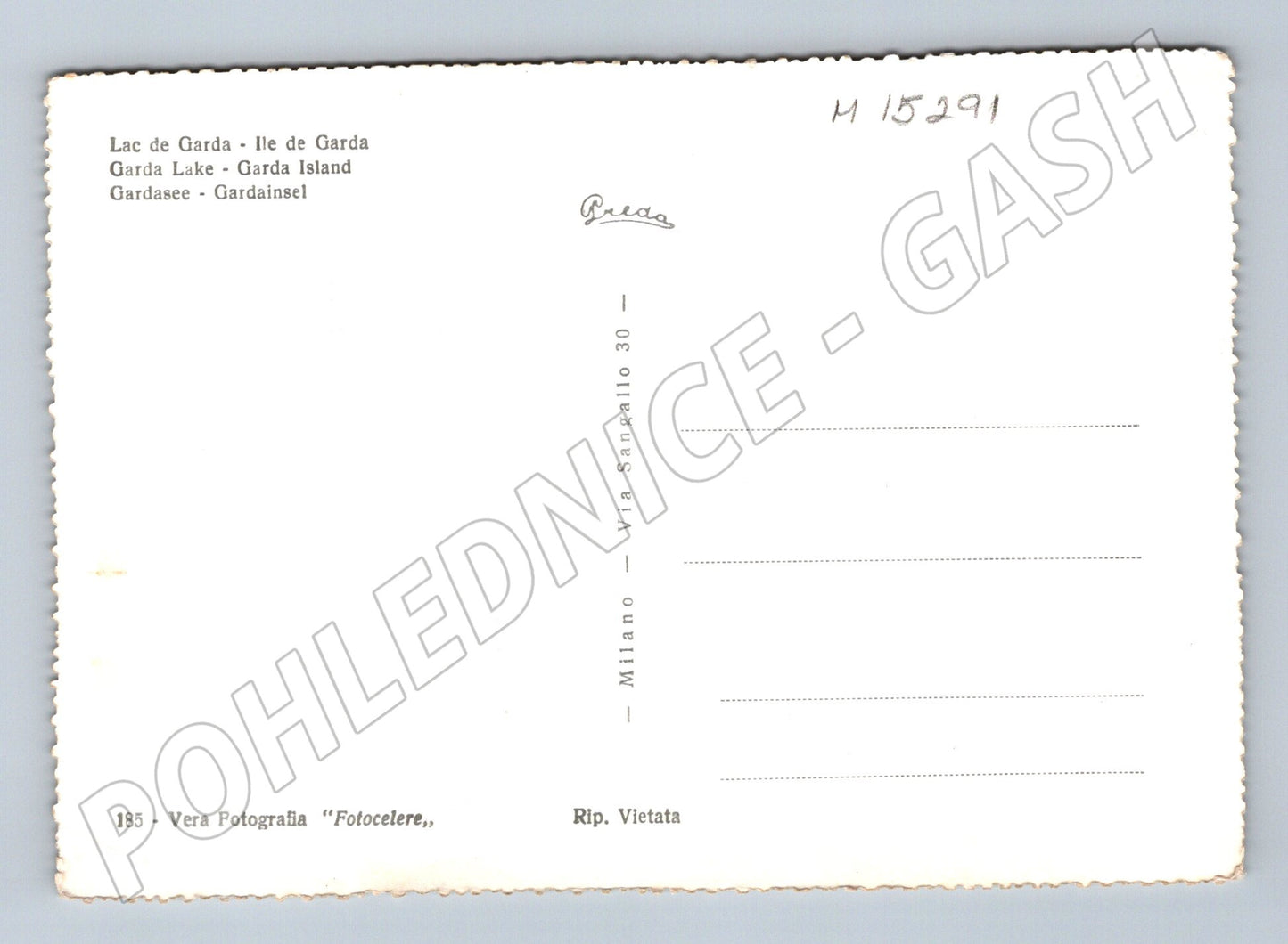Pohlednice Lago di Garda – Isola di Garda (M15291)