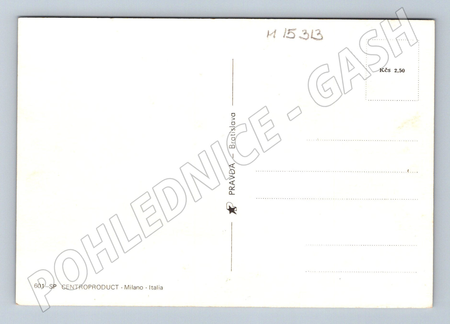Pohlednice Itálie – horská krajina s kapličkou (M15313)
