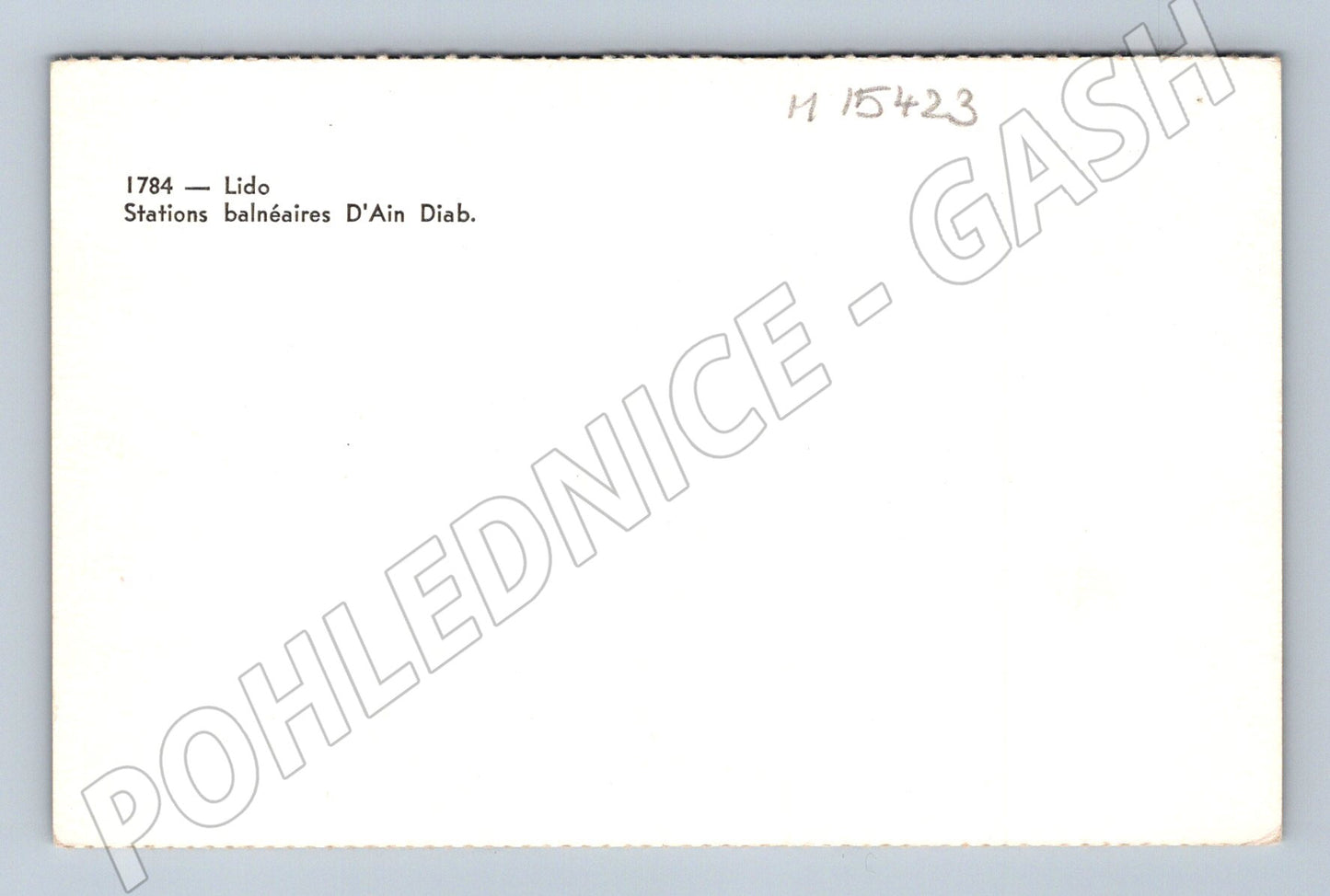 Pohlednice Lido – Ain Diab, bazén a pláž (M15423)