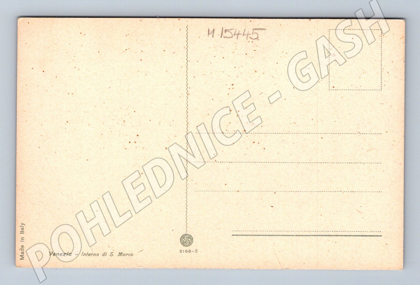 Pohlednice Benátky – interiér baziliky sv. Marka (M15445)