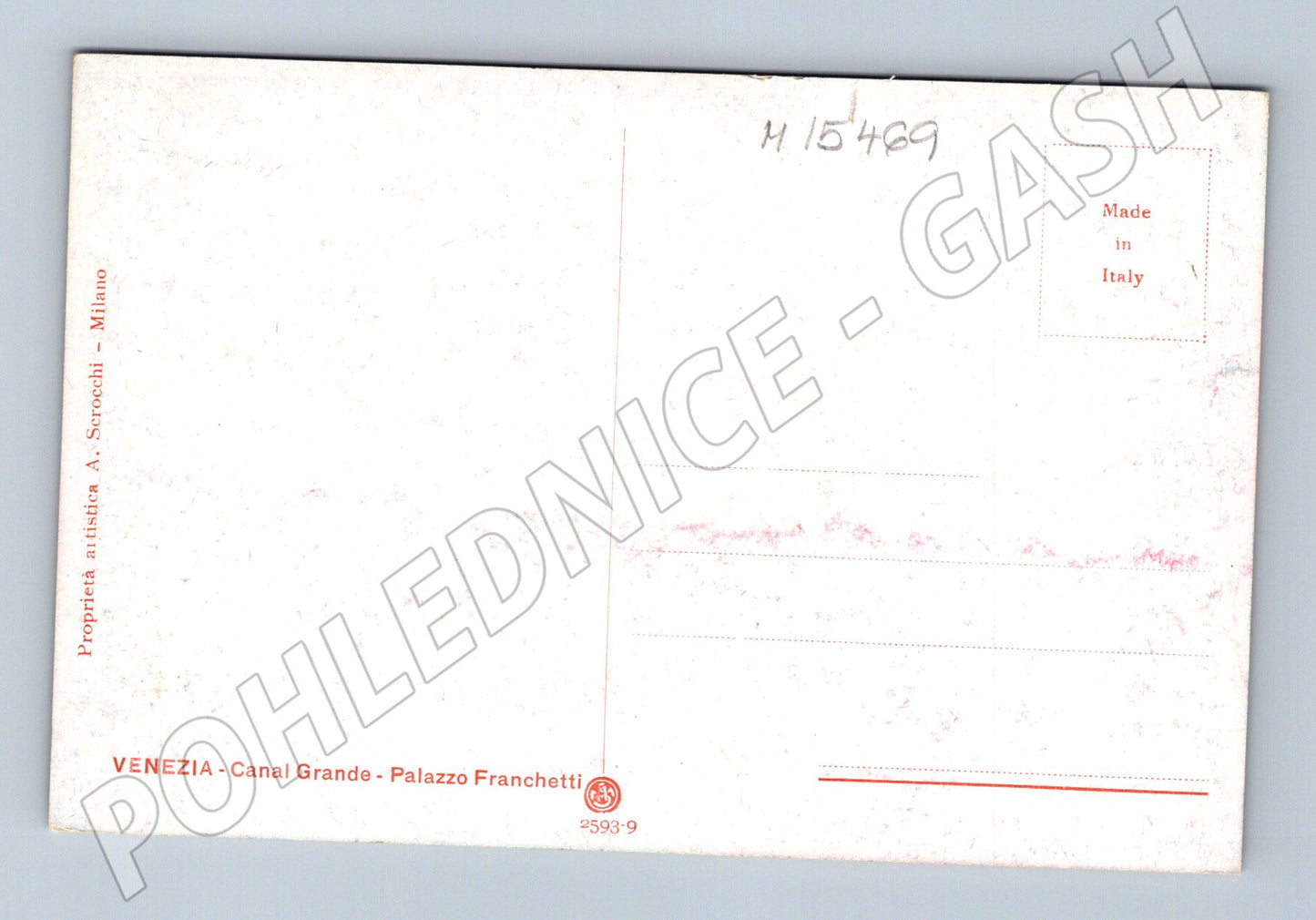 Pohlednice Venezia – Canal Grande, Palazzo Franchetti (M15469)