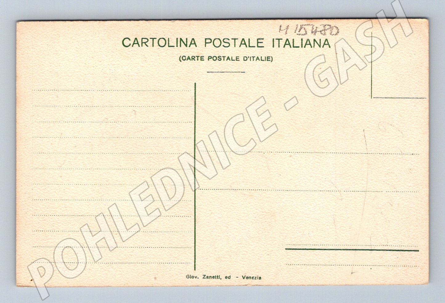 Pohlednice Benátky – Canale Interno, umělecký motiv (M15480)