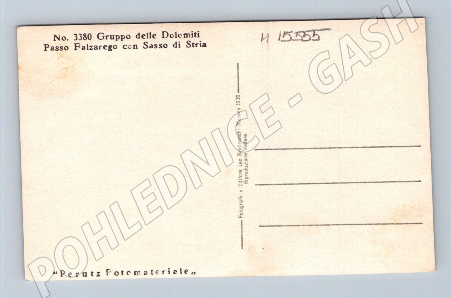 Pohlednice Passo Falzarego – Sasso di Stria (M15555)