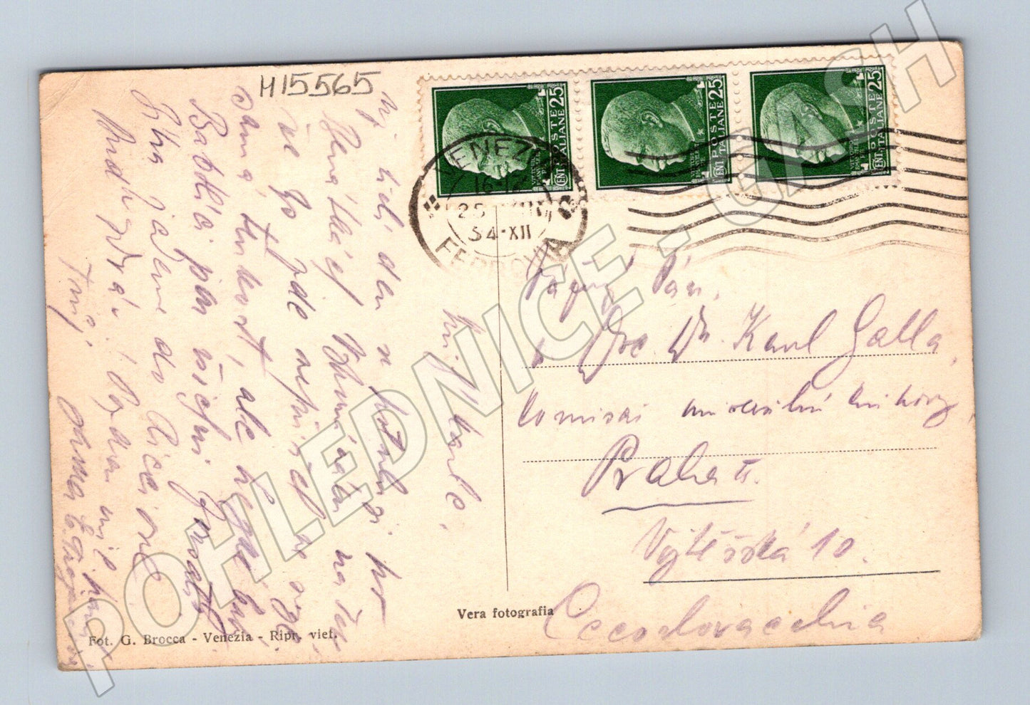 Pohlednice Benátky – Piazza San Marco, Orologio (M15565)