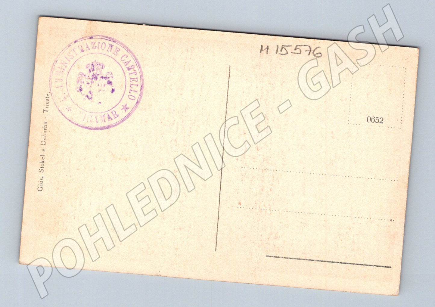 Pohlednice Trieste Miramare – salonek (M15576)