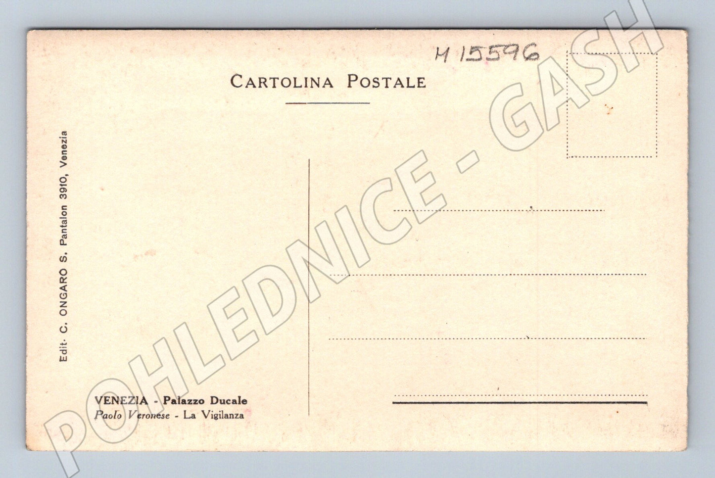Pohlednice Venezia – Palazzo Ducale, Veronese (M15596)