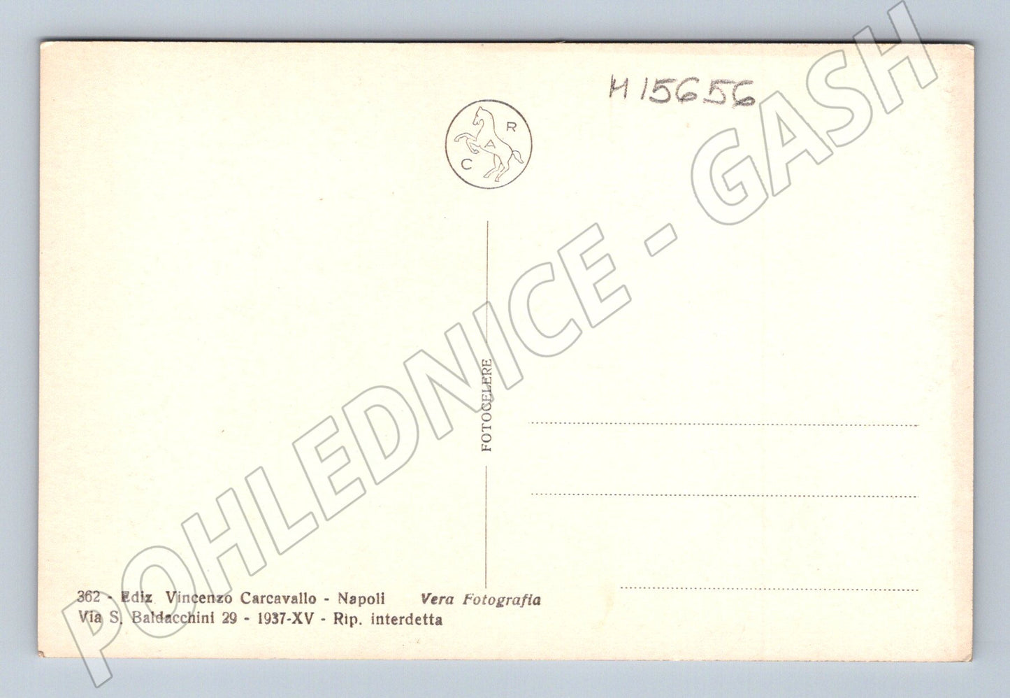 Pohlednice Napoli – Vesuv, erupce 1937 (M15656)