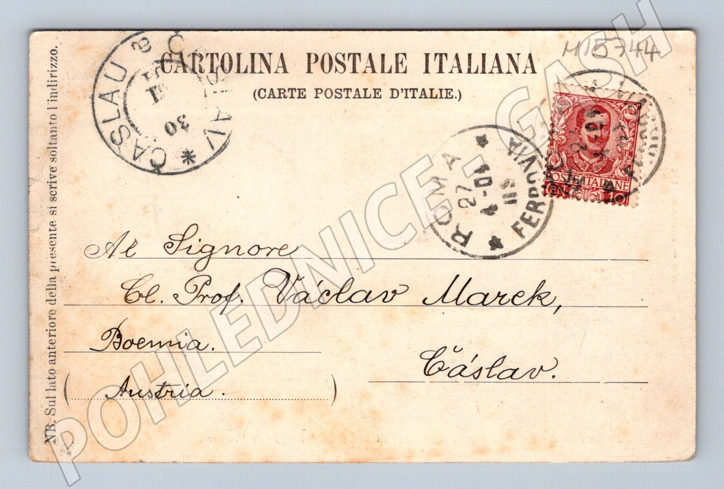 Pohlednice Řím – Forum Romanum, 1904 (M15744)