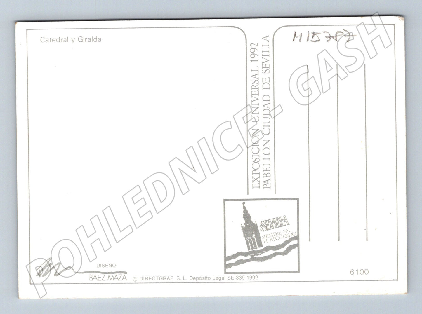 Pohlednice Sevilla EXPO 1992 katedrála Giralda (M15787)