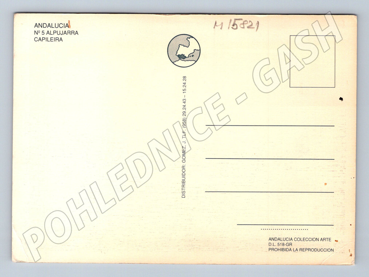 Pohlednice Andalusie Capileira Alpujarra Španělsko (M15821)