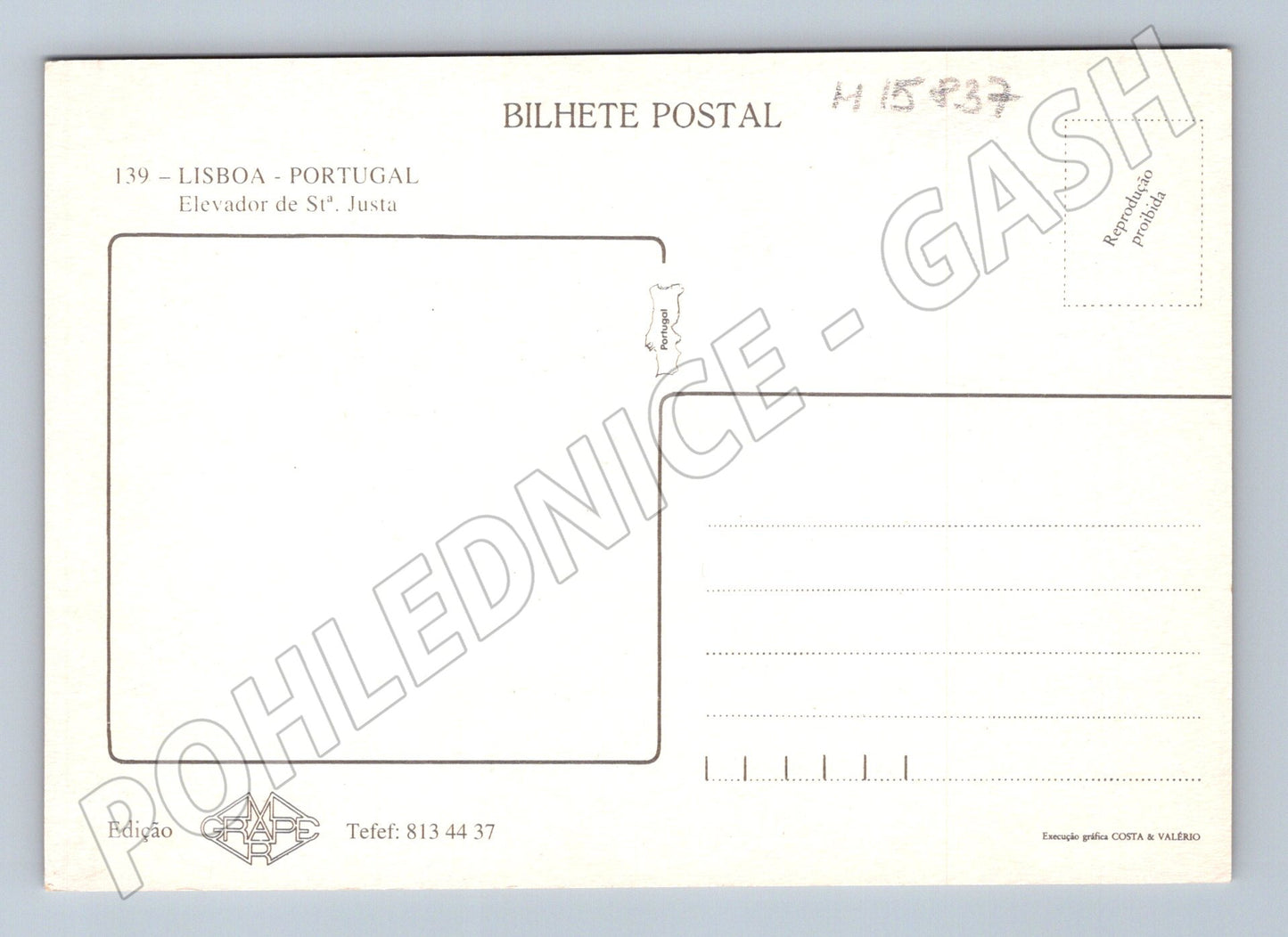 Lisabon – Elevador de Santa Justa, Portugalsko (M15837)