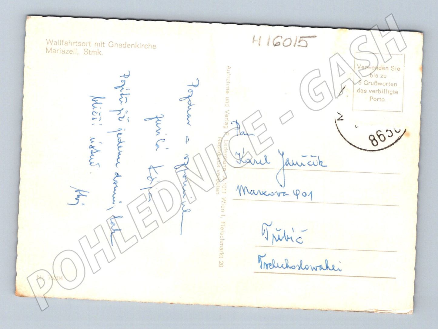 Pohlednice Mariazell bazilika Rakousko (M16015)