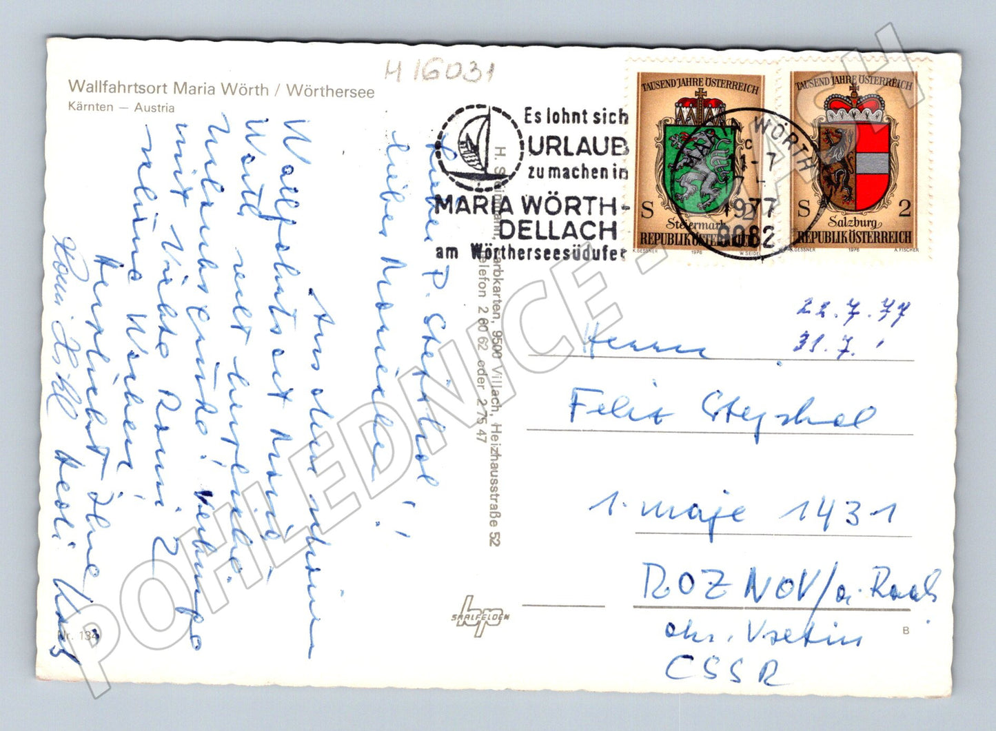Pohlednice Maria Wörth Wörthersee (M16031)