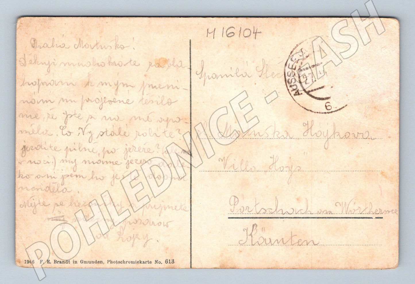 Pohlednice Alt Aussee Dachstein Saarstein Rakousko (M16104)