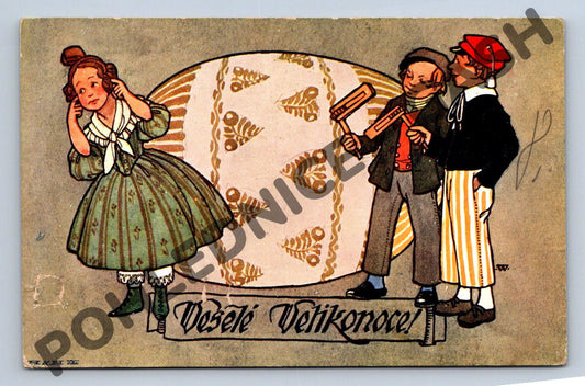 Pohlednice Kroje Jos Wenig etnografie (M1614)