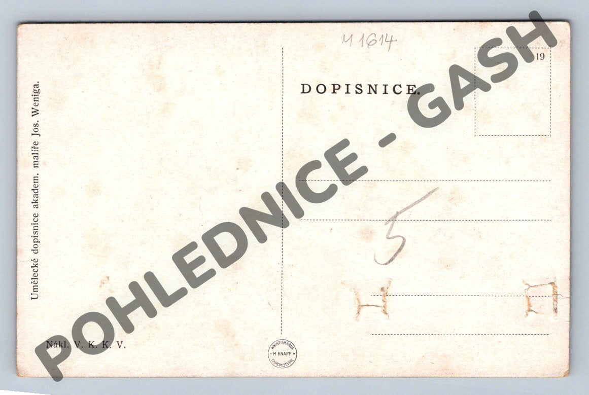 Pohlednice Kroje Jos Wenig etnografie (M1614)