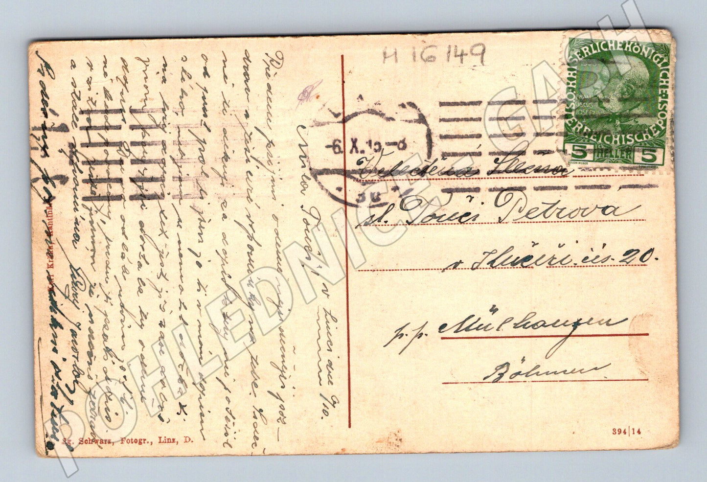 Pohlednice Linz K K Landwehr Spital 1920 (M16149)