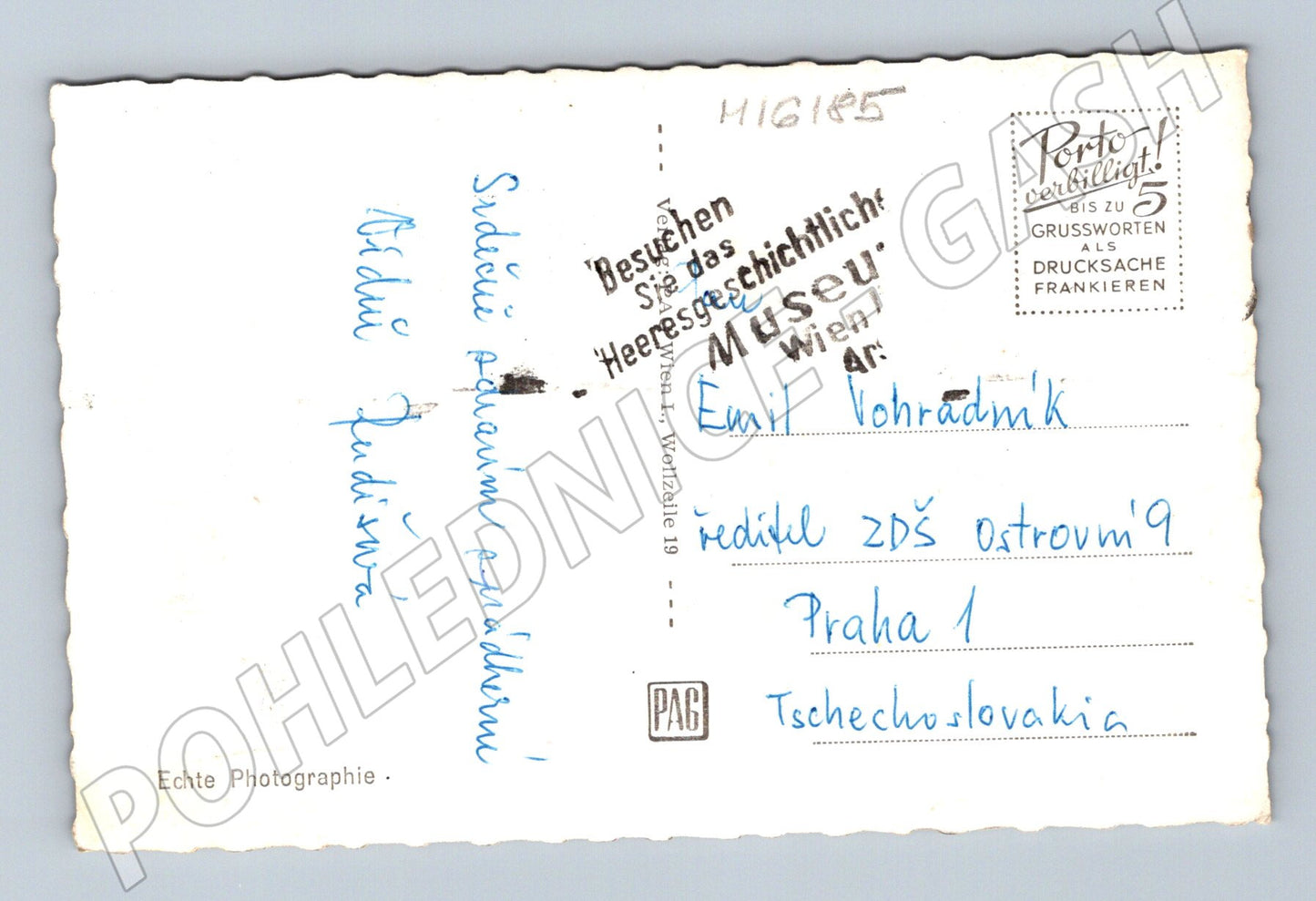 Pohlednice Vídeň Schönbrunn celkový pohled Rakousko (M16185)